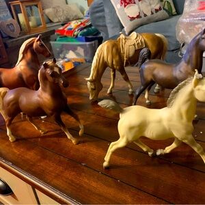 5 large collector Vintage Breyer horses